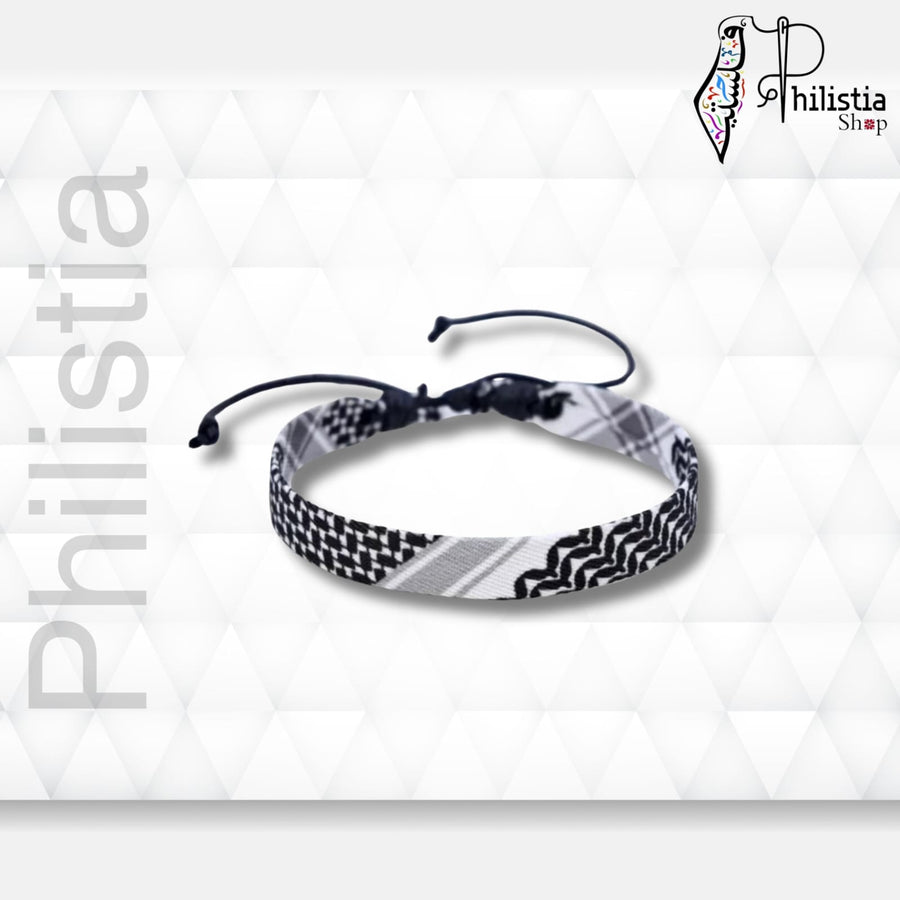 Authentic Palestinian Kufiyah Wristband - Symbol of Heritage