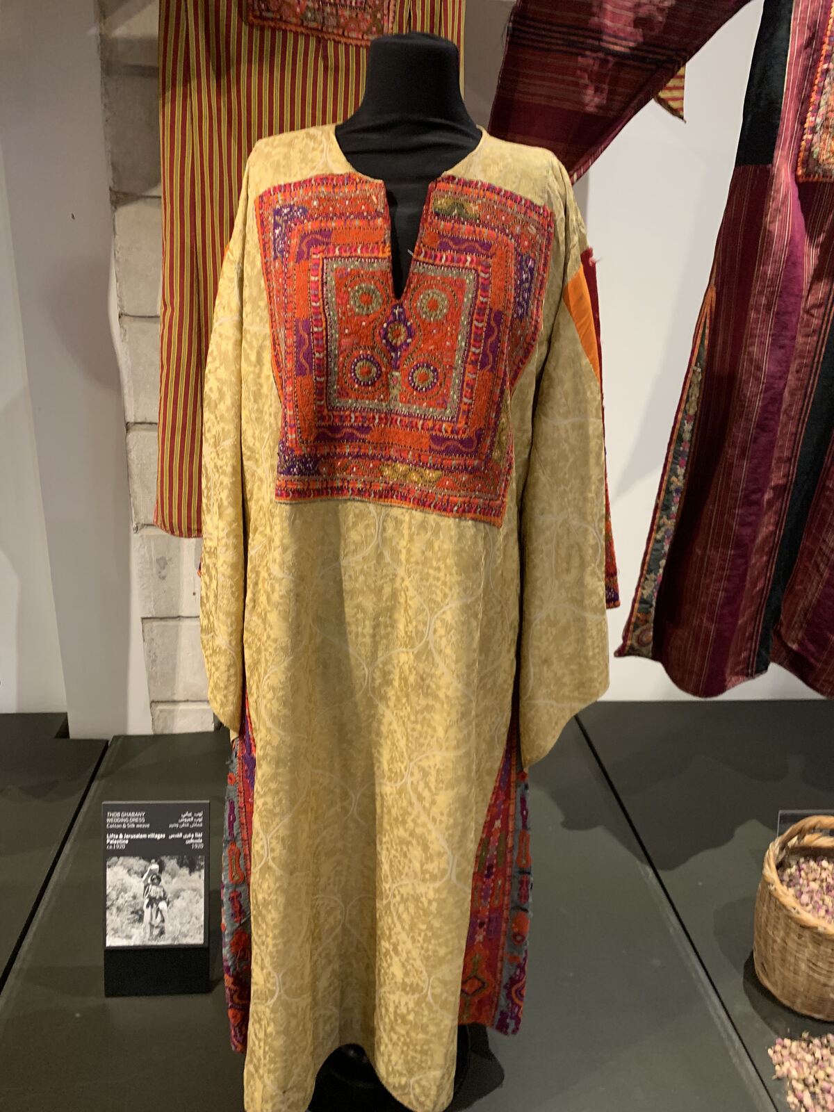 1920 bridal ghabbani dress from Lifta and Jerusalem villages
