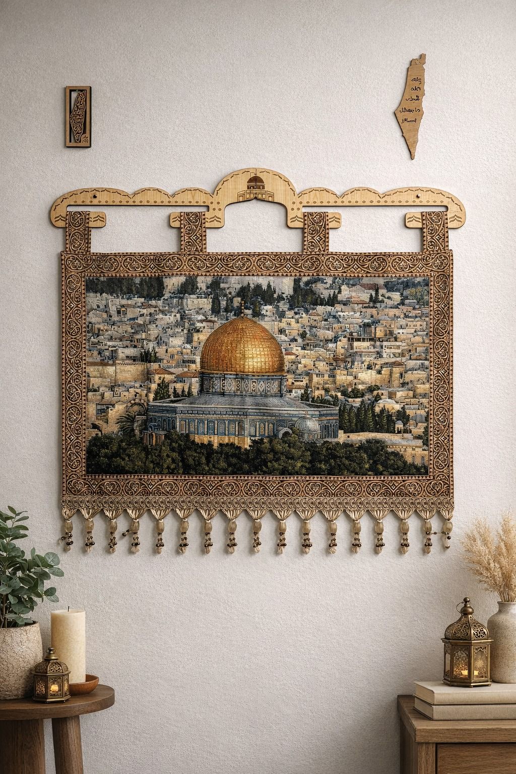 Handwoven Wall Hanging – Dome of the Rock (Al-Aqsa Mosque)