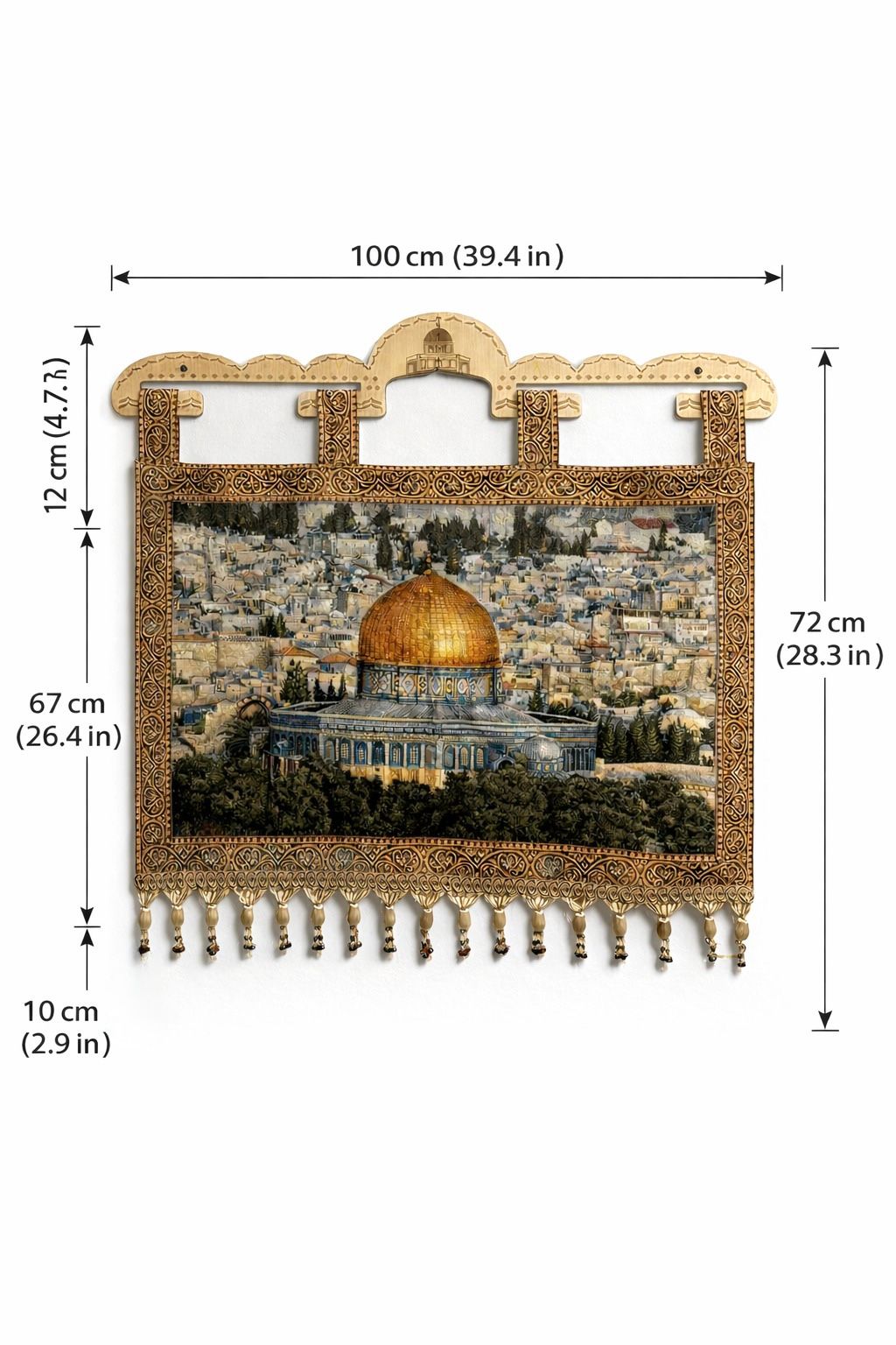 Handwoven Wall Hanging – Dome of the Rock (Al-Aqsa Mosque)