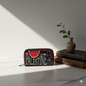 Palestine Embroidered Wallet – Watermelon & Handala Design | Zipper Wallet