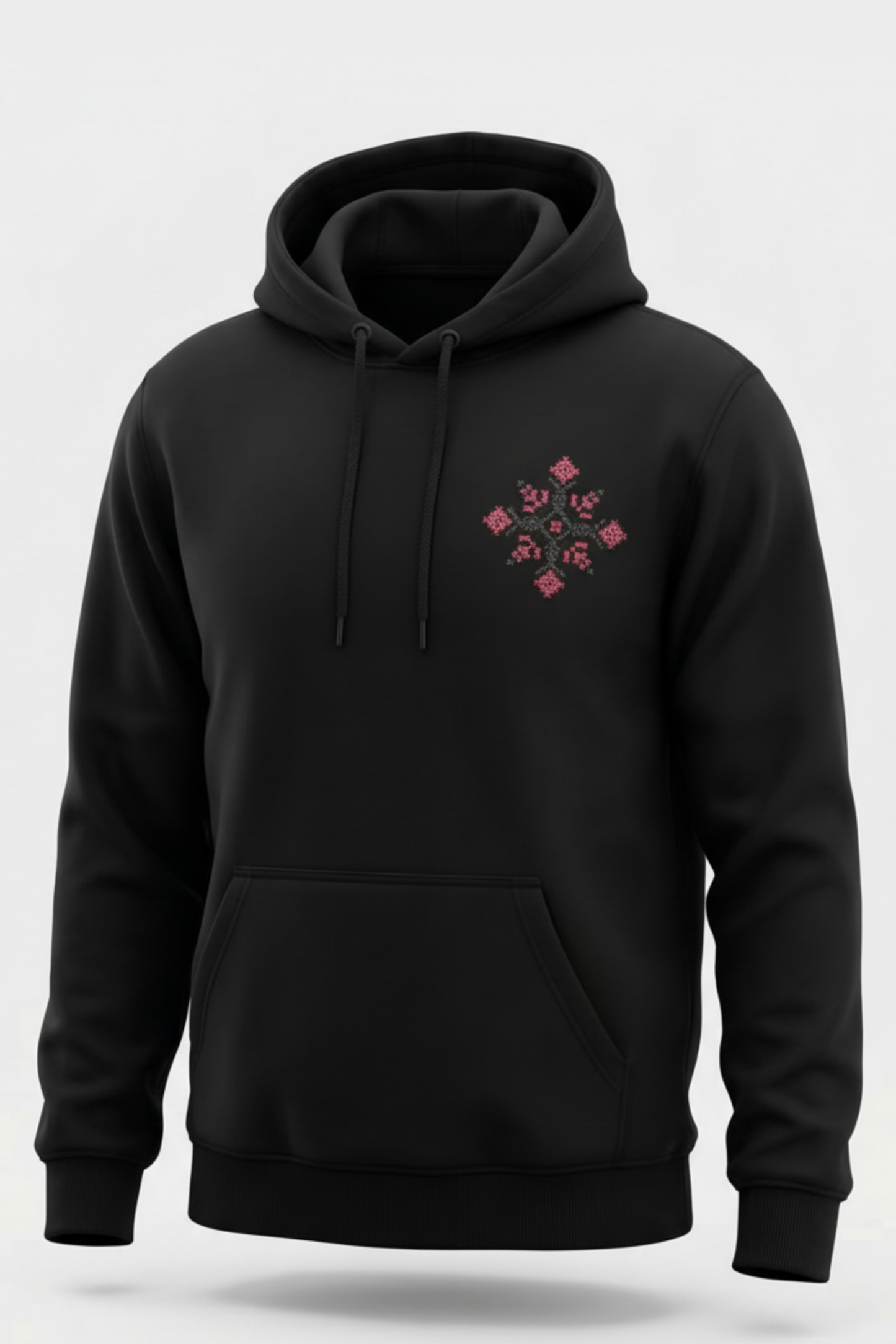 Palestinian Heritage Egyptian Cotton Printed Hoodie – Cultural Back Design