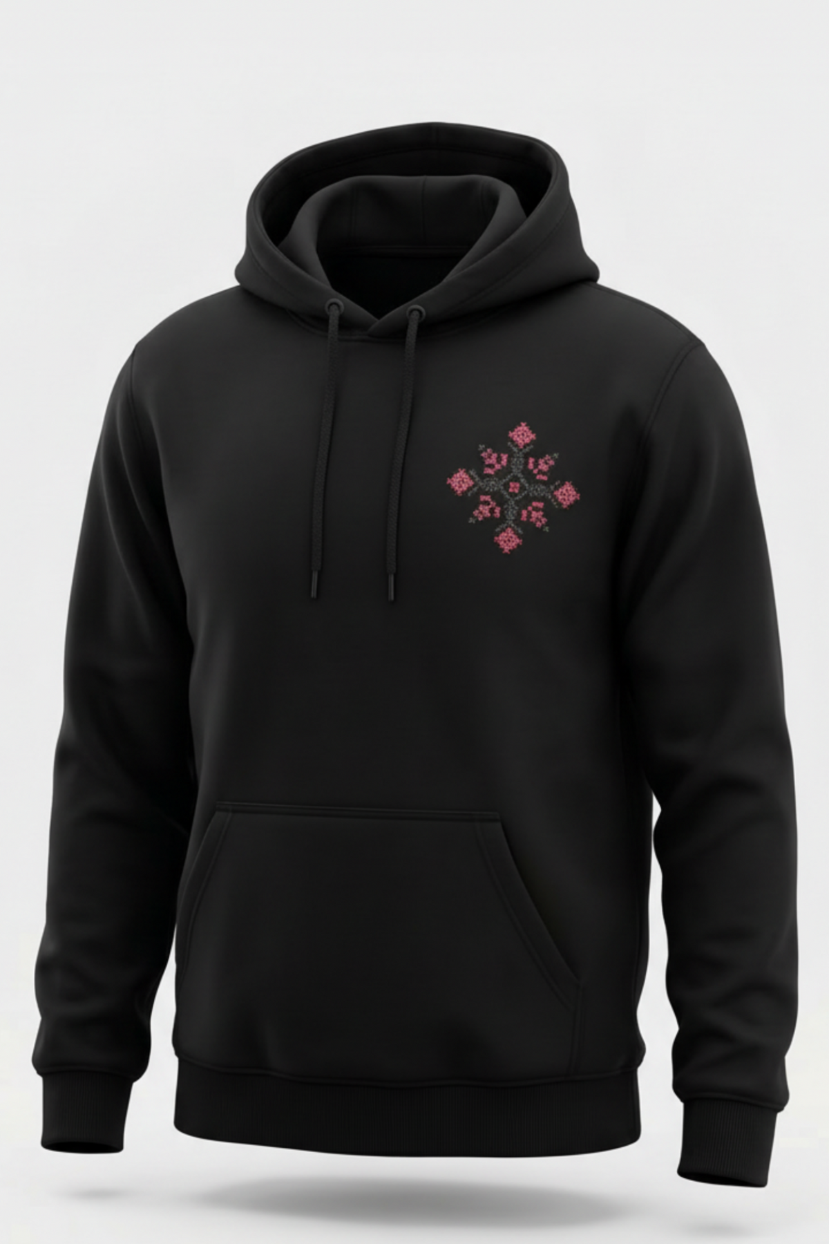 Palestinian Heritage Egyptian Cotton Printed Hoodie – Cultural Back Design