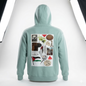 Palestine Culture Egyptian Cotton Hoodie – Front Map Print & Heritage Back Design