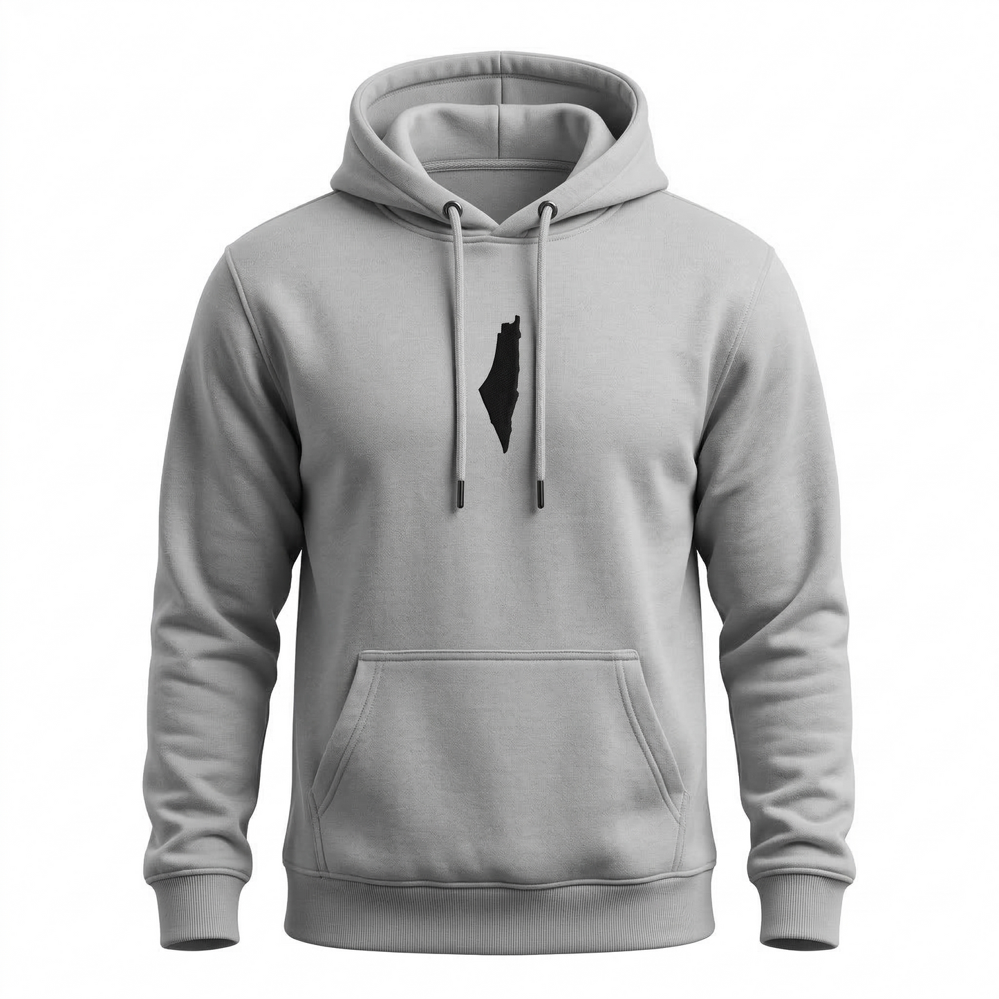 Palestine Heritage Egyptian Cotton Hoodie – Cultural Map Artwork Print