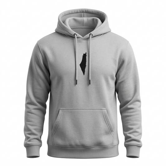 Palestine Heritage Egyptian Cotton Hoodie – Cultural Map Artwork Print