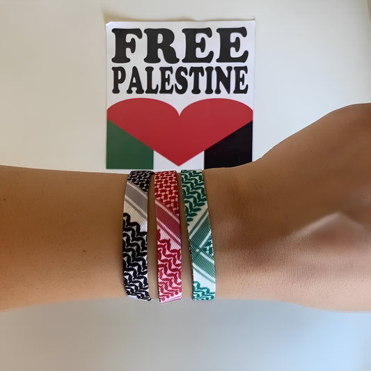 Authentic Palestinian Kufiyah Wristband - Symbol of Heritage