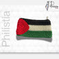 Handmade Palestinian Flag Crochet Crossbody Bags & Pouches