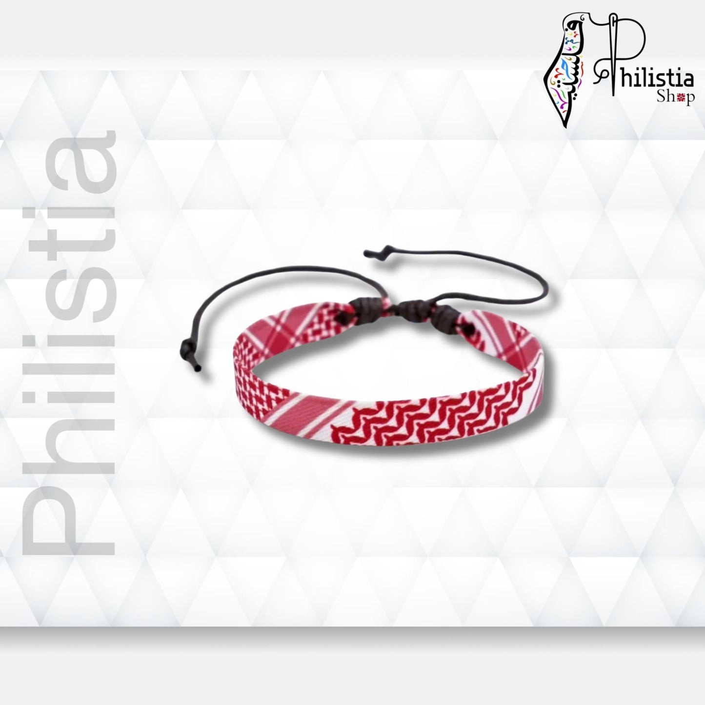 Authentic Palestinian Kufiyah Wristband - Symbol of Heritage