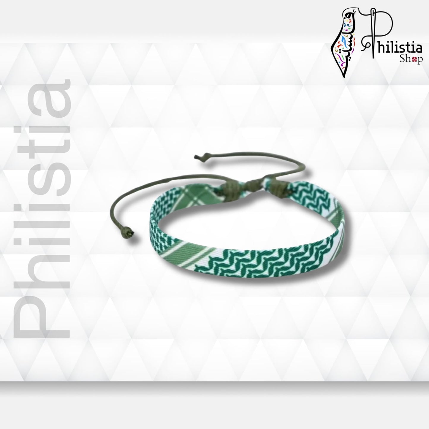 Authentic Palestinian Kufiyah Wristband - Symbol of Heritage