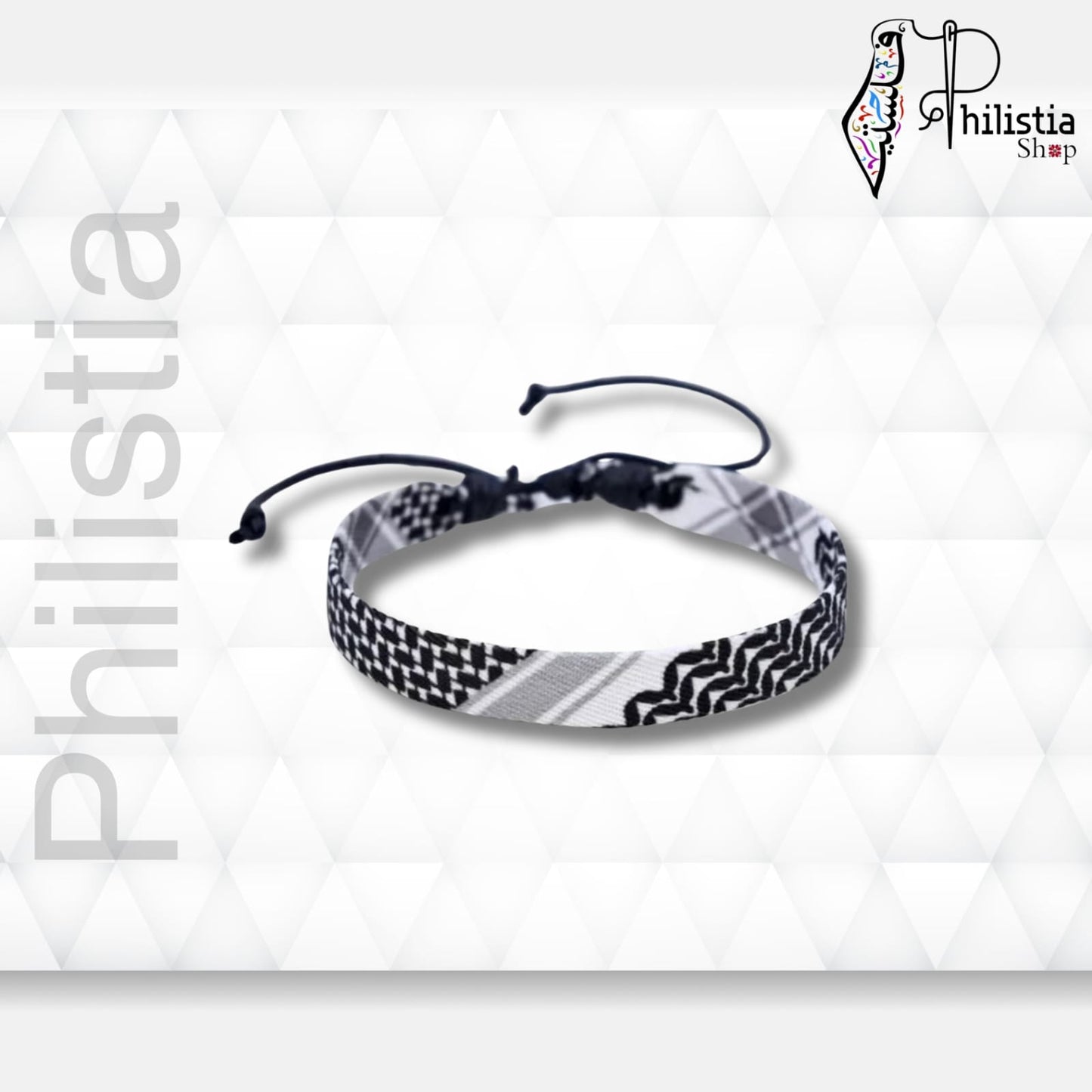 Authentic Palestinian Kufiyah Wristband - Symbol of Heritage