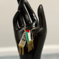 Palestine Flag Pendant with Keffiyeh Design – Elegant Symbol of Heritage