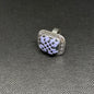 Square Silver Tatreez Embroidered Ring