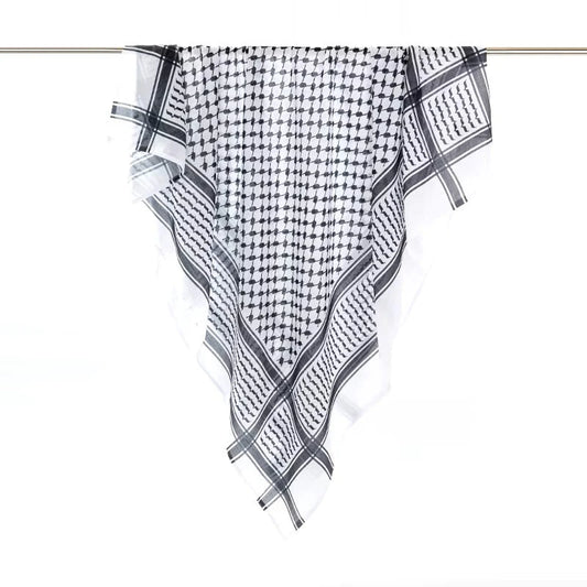 Palestinian Keffiyeh – Traditional Handwoven Scarf with Iconic Design