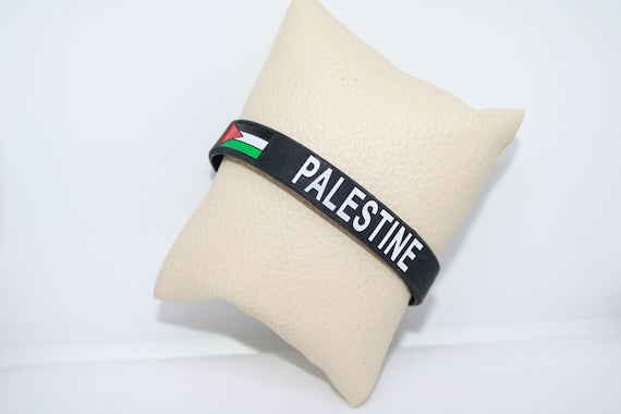 Free Palestine Silicone Wristband - Show Your Support