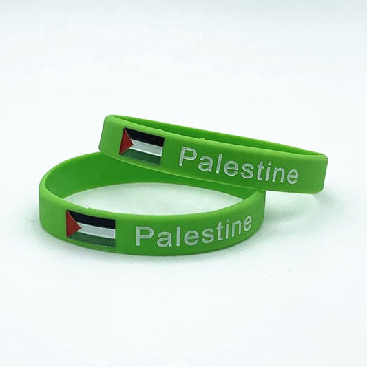 Free Palestine Silicone Wristband - Show Your Support