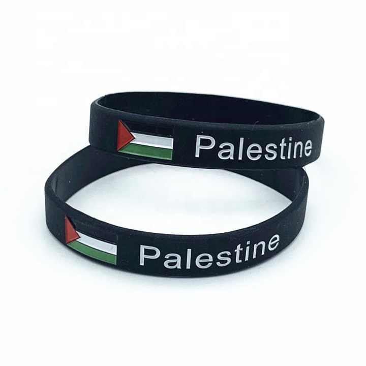 Free Palestine Silicone Wristband - Show Your Support