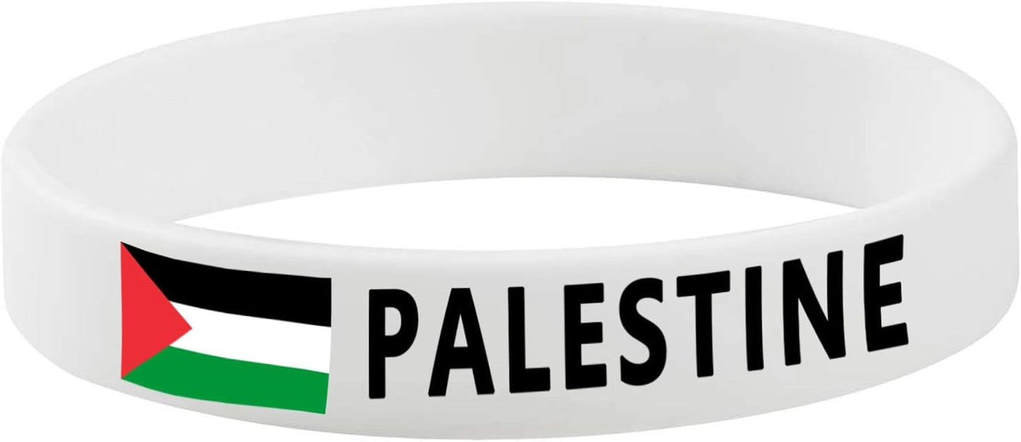 Free Palestine Silicone Wristband - Show Your Support