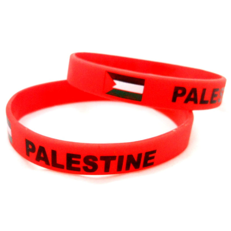 Free Palestine Silicone Wristband - Show Your Support