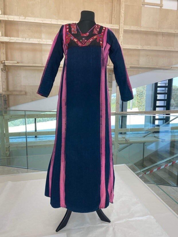 Traditional Palestinian woman's dress from Gaza City