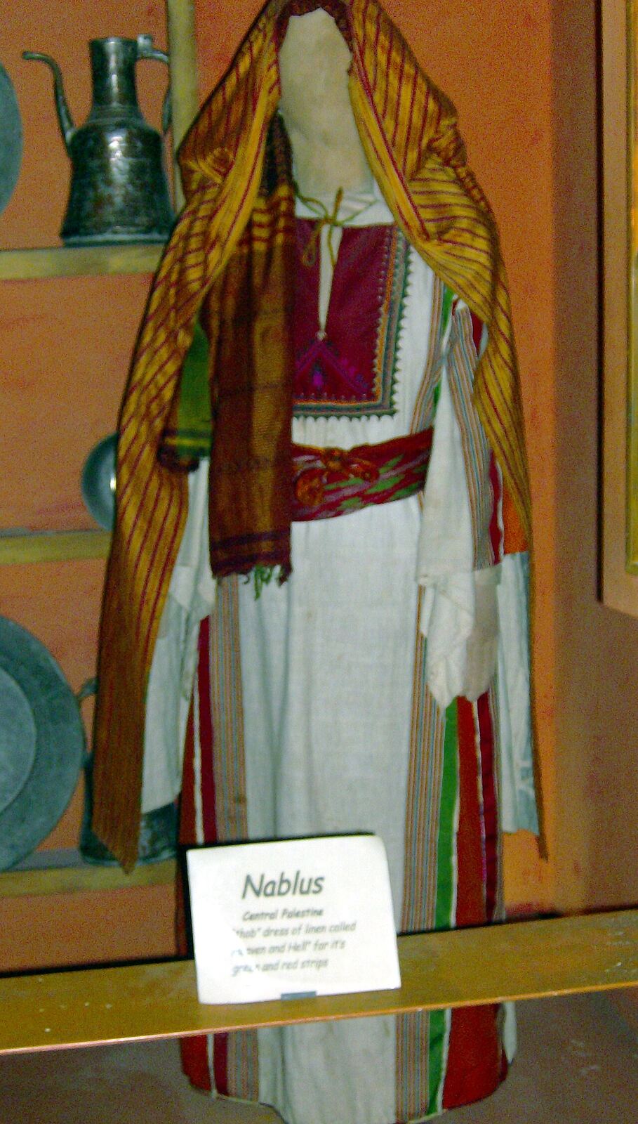 Documented Nablus traditional costume